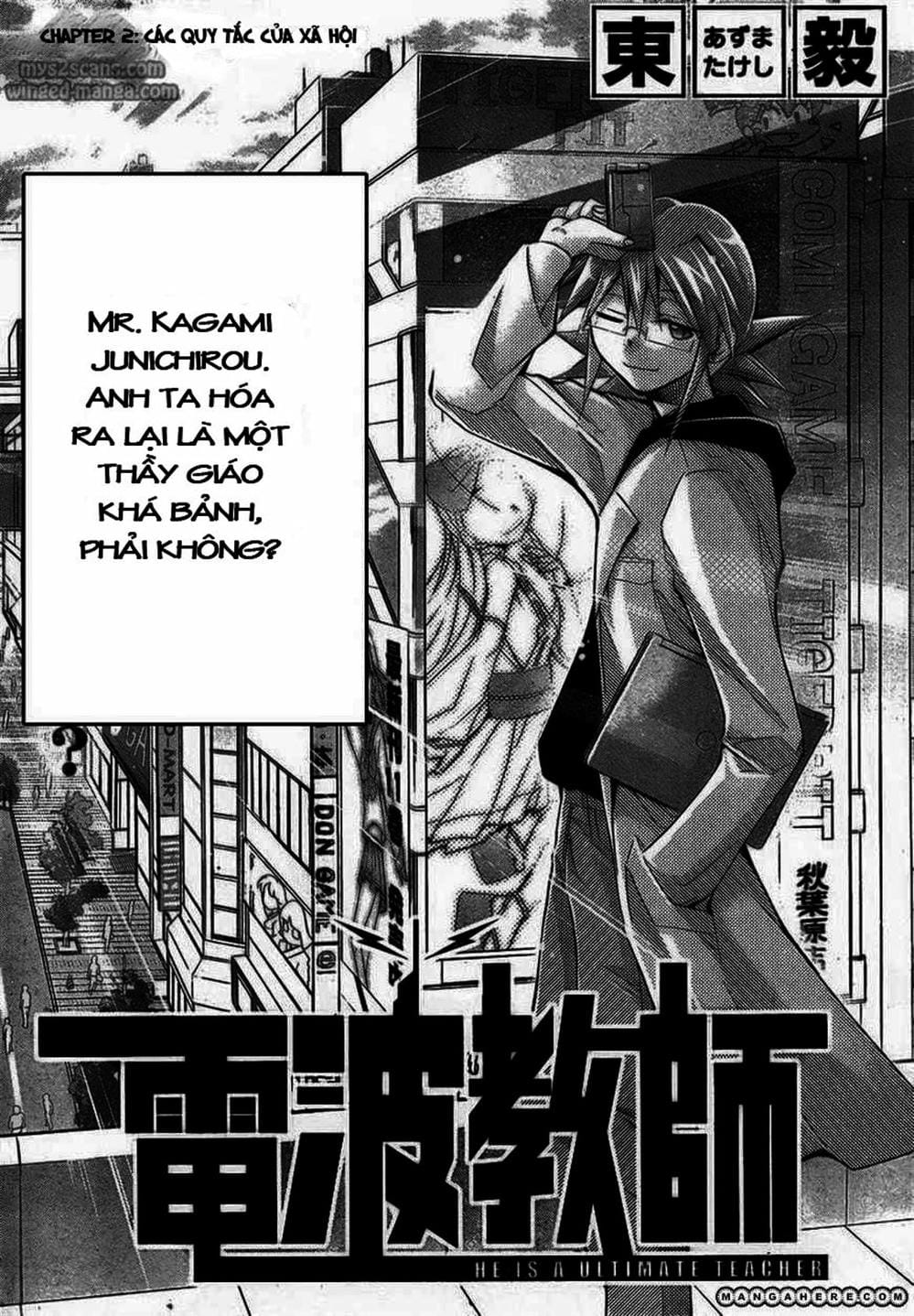 Truyện Tranh Thầy Giáo Lập Dị - Denpa Kyoushi trang 3