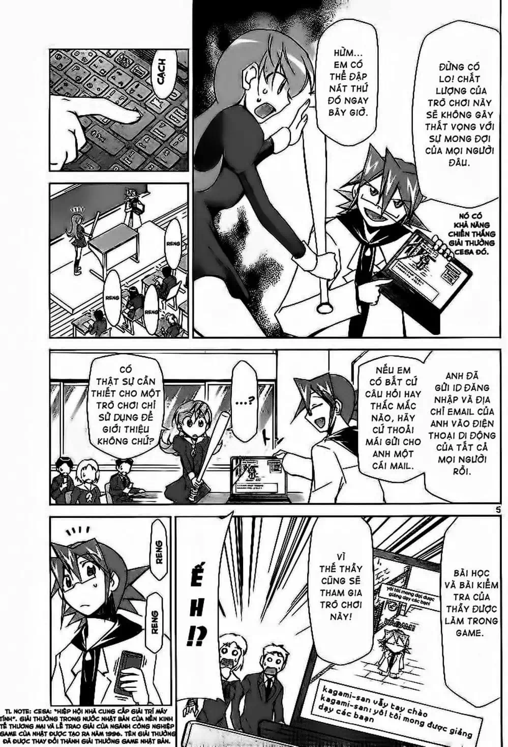 Truyện Tranh Thầy Giáo Lập Dị - Denpa Kyoushi trang 3