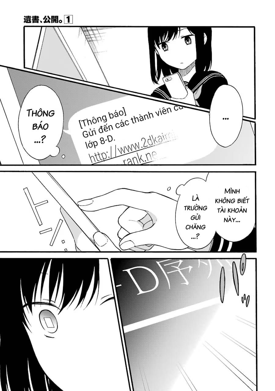 Truyện Tranh Di Thư Trên Bàn - A Message To The Desk trang 6