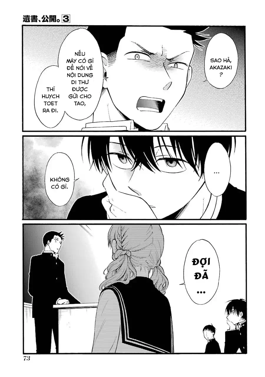 Truyện Tranh Di Thư Trên Bàn - A Message To The Desk trang 6