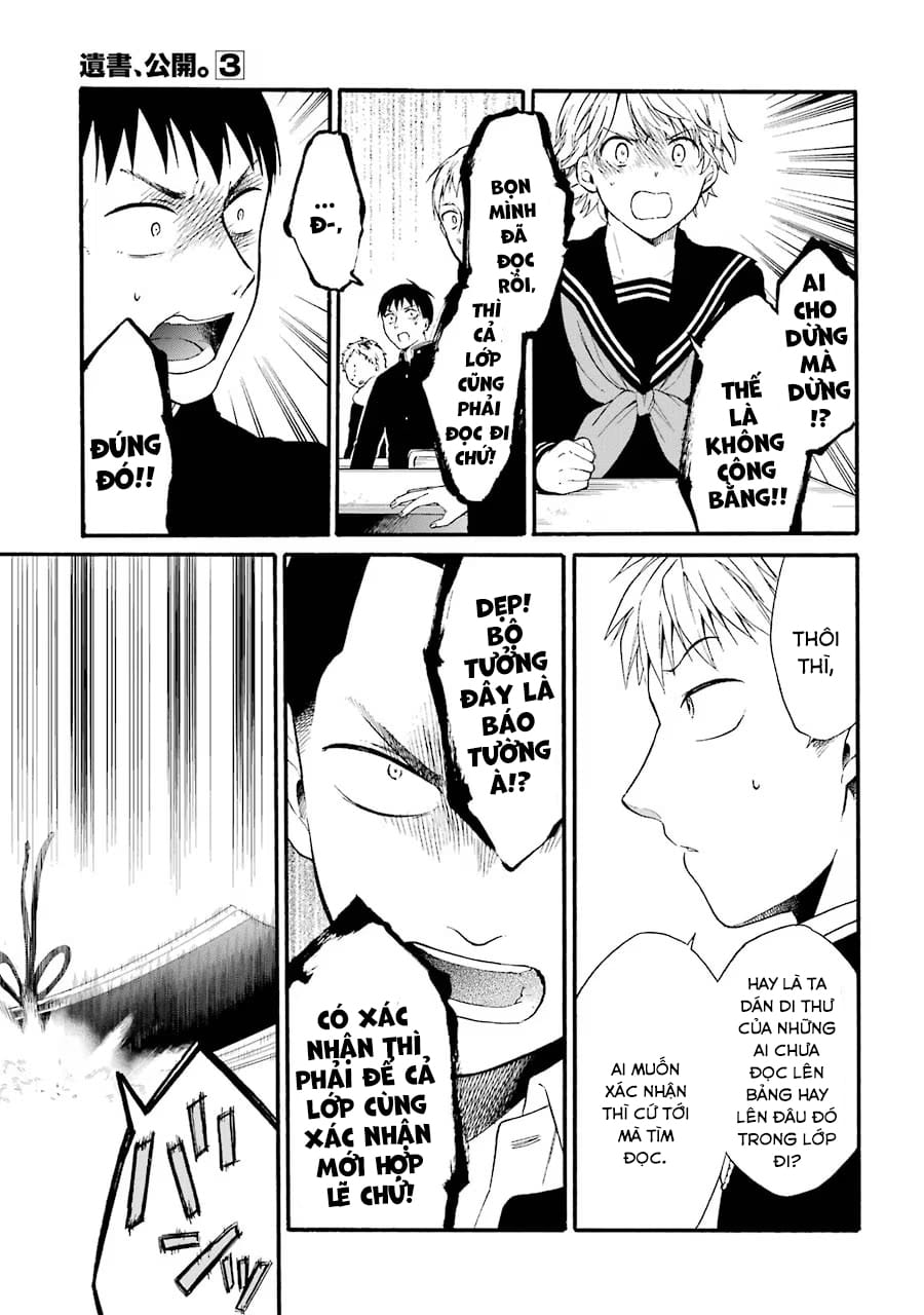 Truyện Tranh Di Thư Trên Bàn - A Message To The Desk trang 6