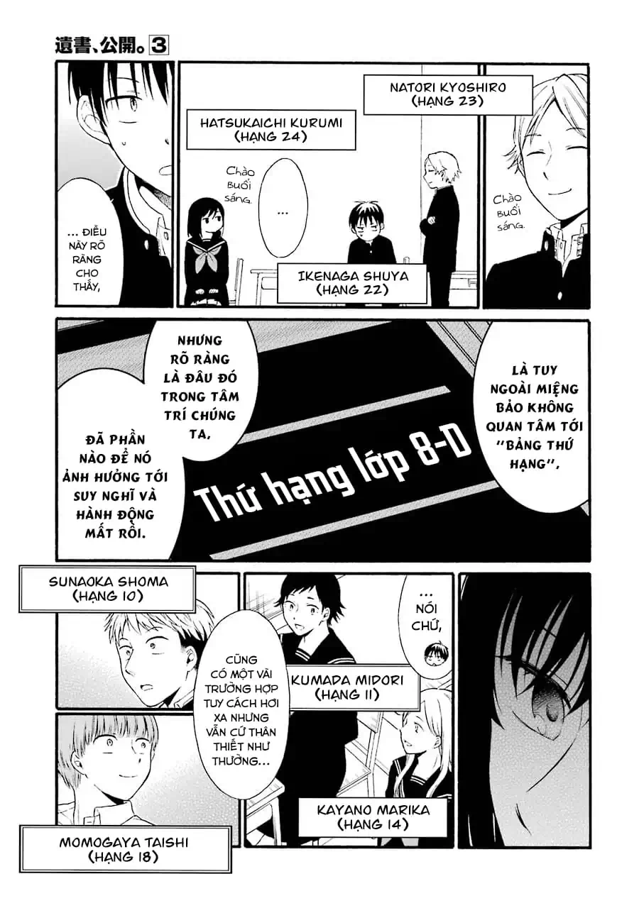 Truyện Tranh Di Thư Trên Bàn - A Message To The Desk trang 6