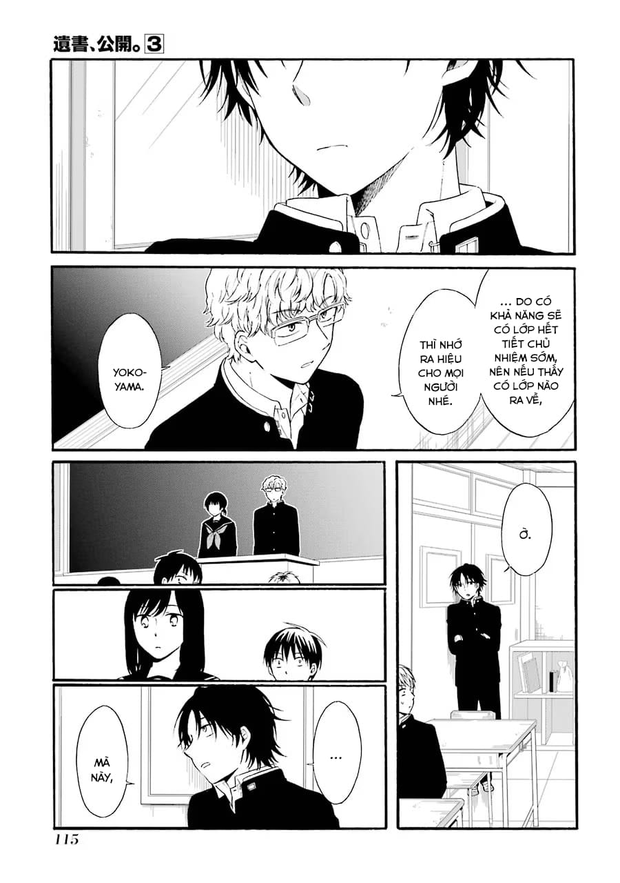 Truyện Tranh Di Thư Trên Bàn - A Message To The Desk trang 6