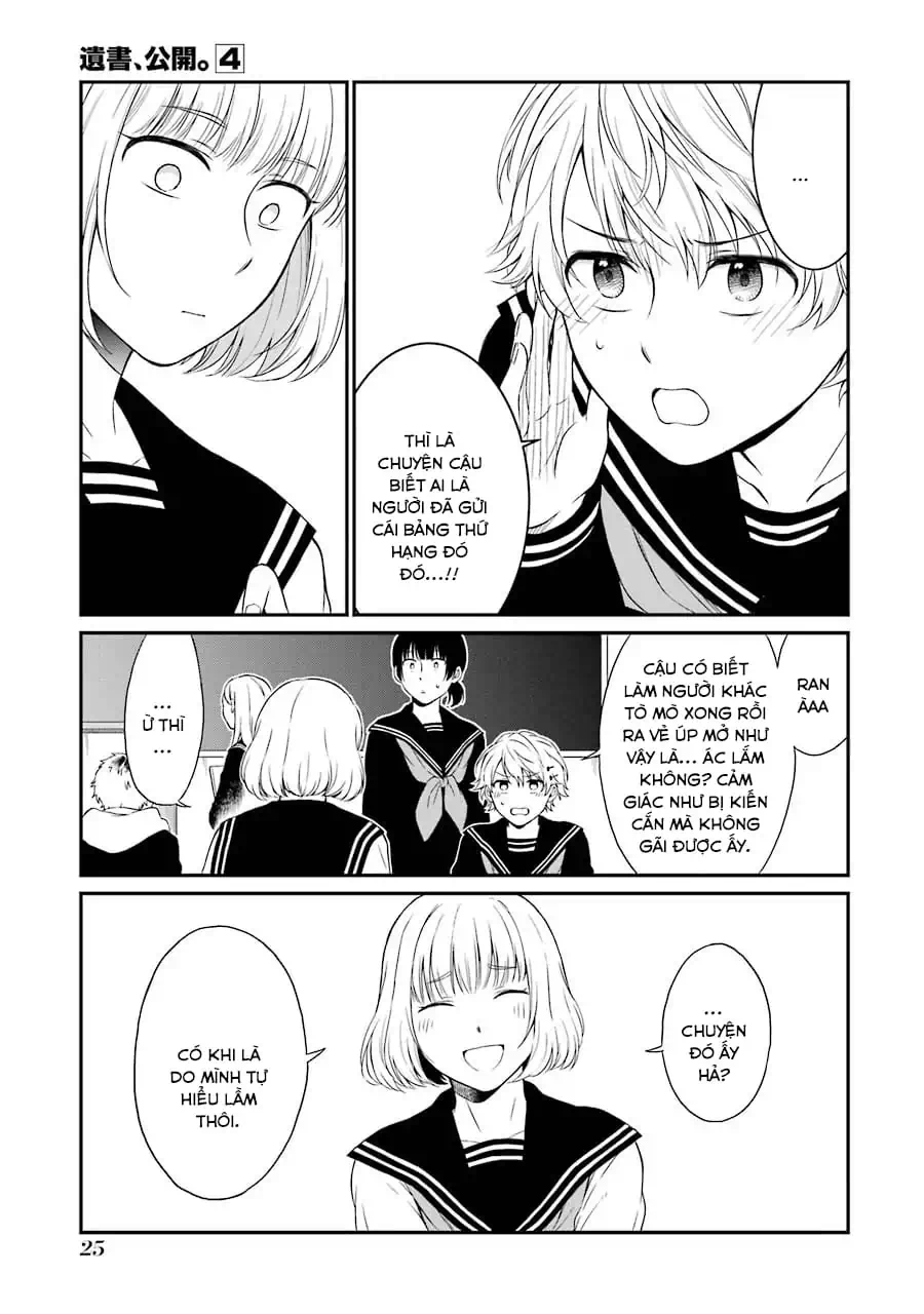 Truyện Tranh Di Thư Trên Bàn - A Message To The Desk trang 6
