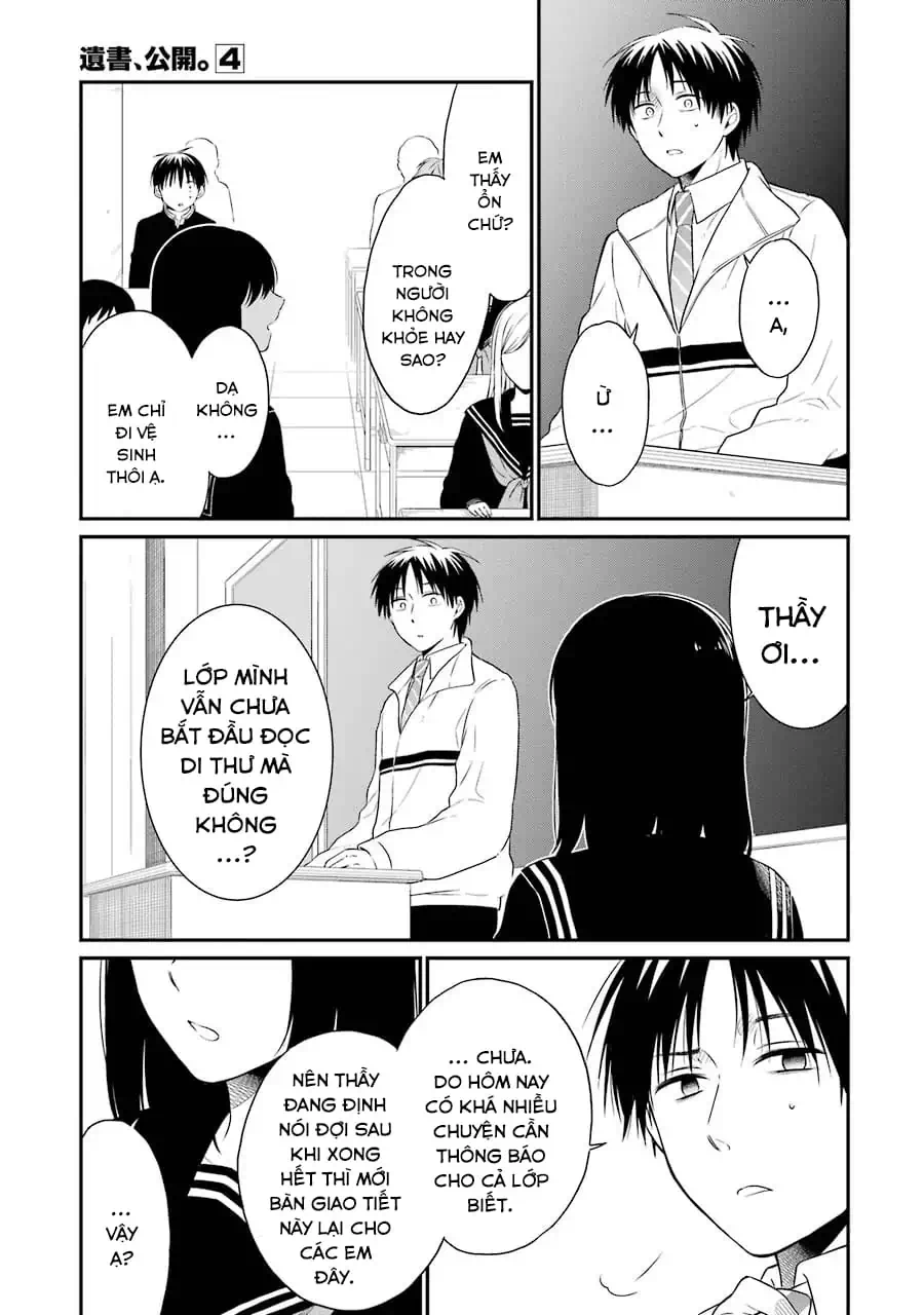 Truyện Tranh Di Thư Trên Bàn - A Message To The Desk trang 6