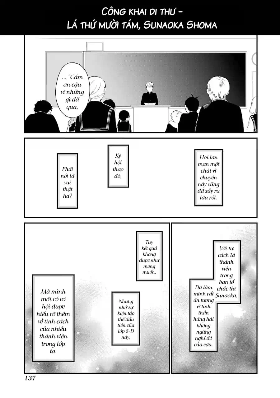 Truyện Tranh Di Thư Trên Bàn - A Message To The Desk trang 6