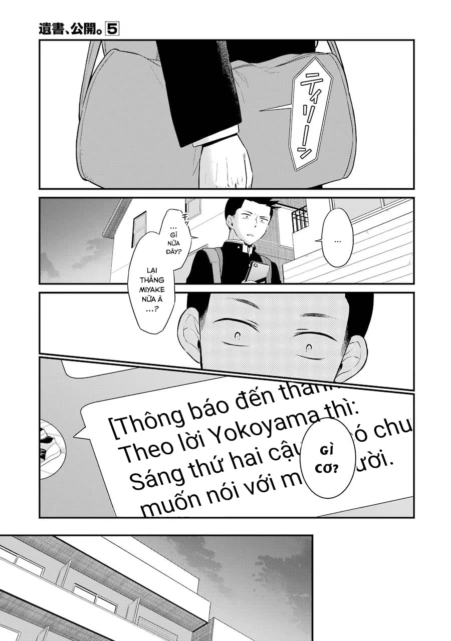 Truyện Tranh Di Thư Trên Bàn - A Message To The Desk trang 6