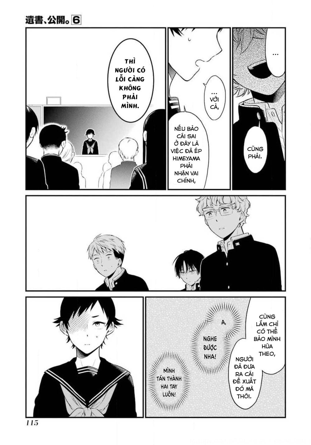 Truyện Tranh Di Thư Trên Bàn - A Message To The Desk trang 6