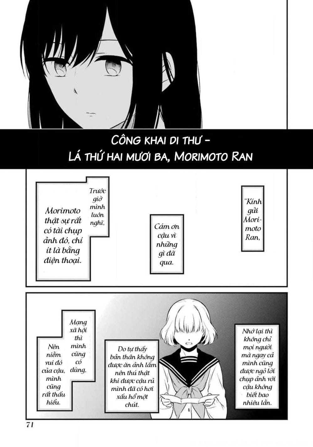 Truyện Tranh Di Thư Trên Bàn - A Message To The Desk trang 6