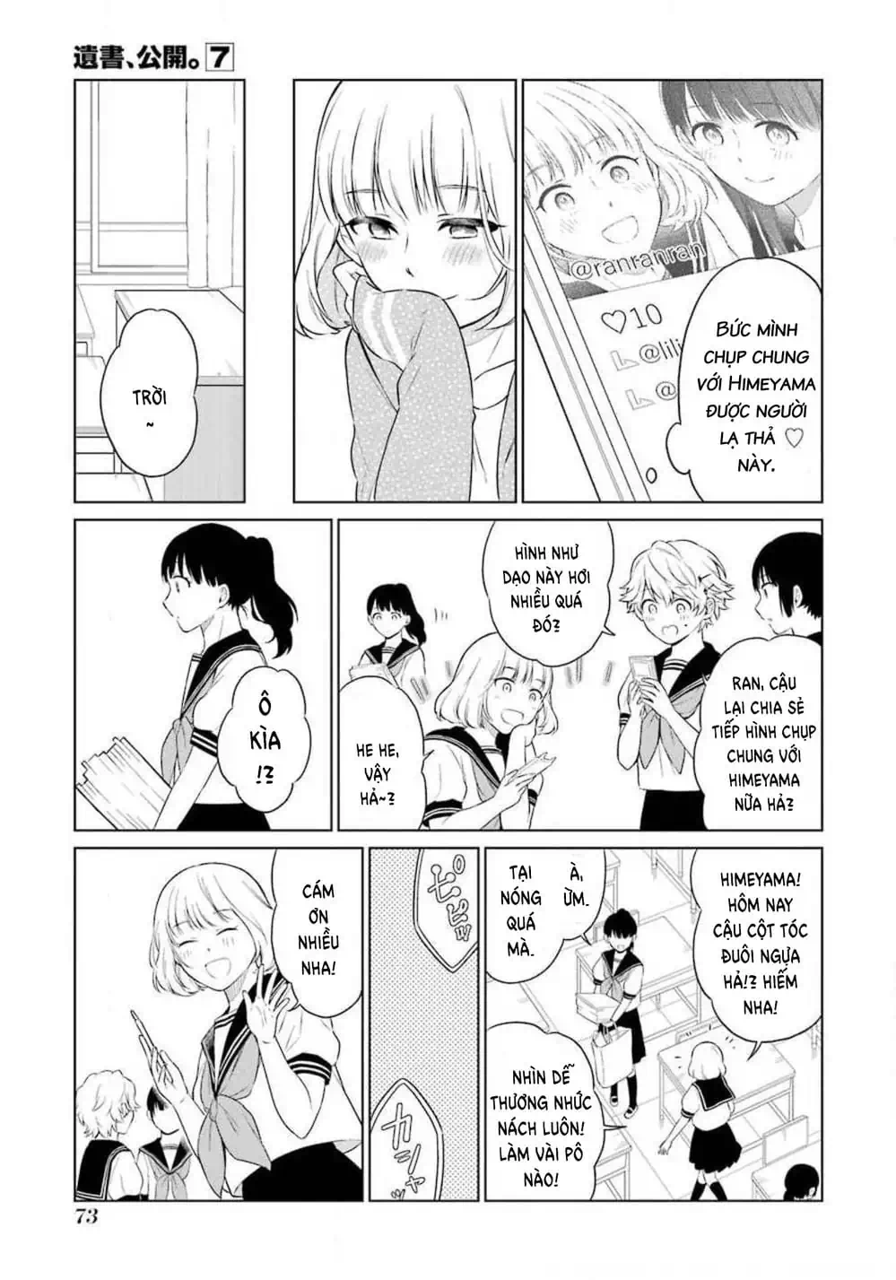 Truyện Tranh Di Thư Trên Bàn - A Message To The Desk trang 6