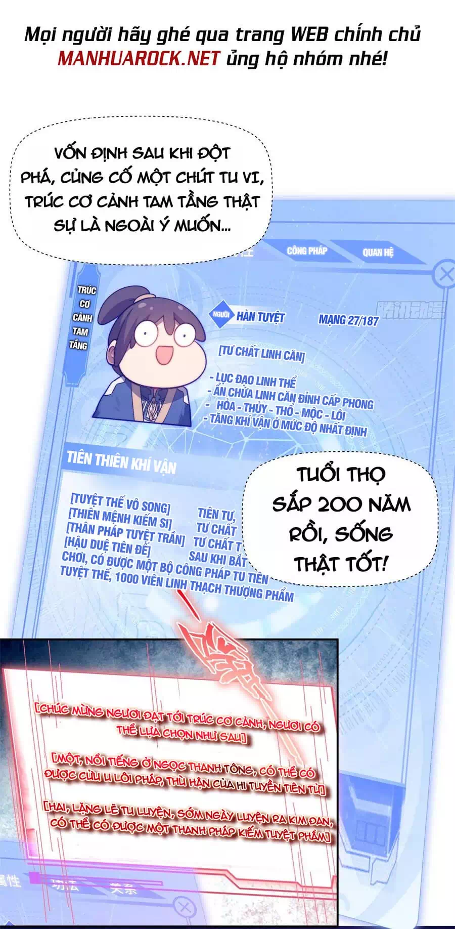 Truyện Tranh Đỉnh Cấp Khí Vận, Lặng Lẽ Tu Luyện Ngàn Năm trang 6