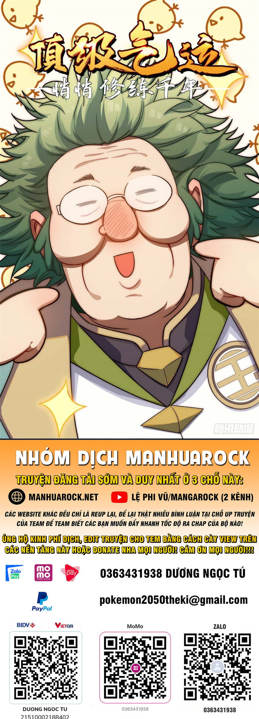 Truyện Tranh Đỉnh Cấp Khí Vận, Lặng Lẽ Tu Luyện Ngàn Năm trang 6