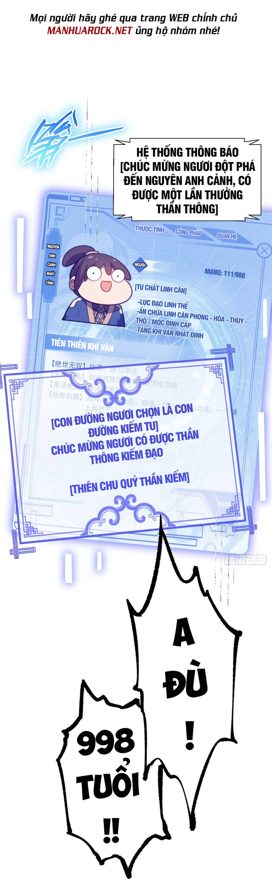 Truyện Tranh Đỉnh Cấp Khí Vận, Lặng Lẽ Tu Luyện Ngàn Năm trang 6