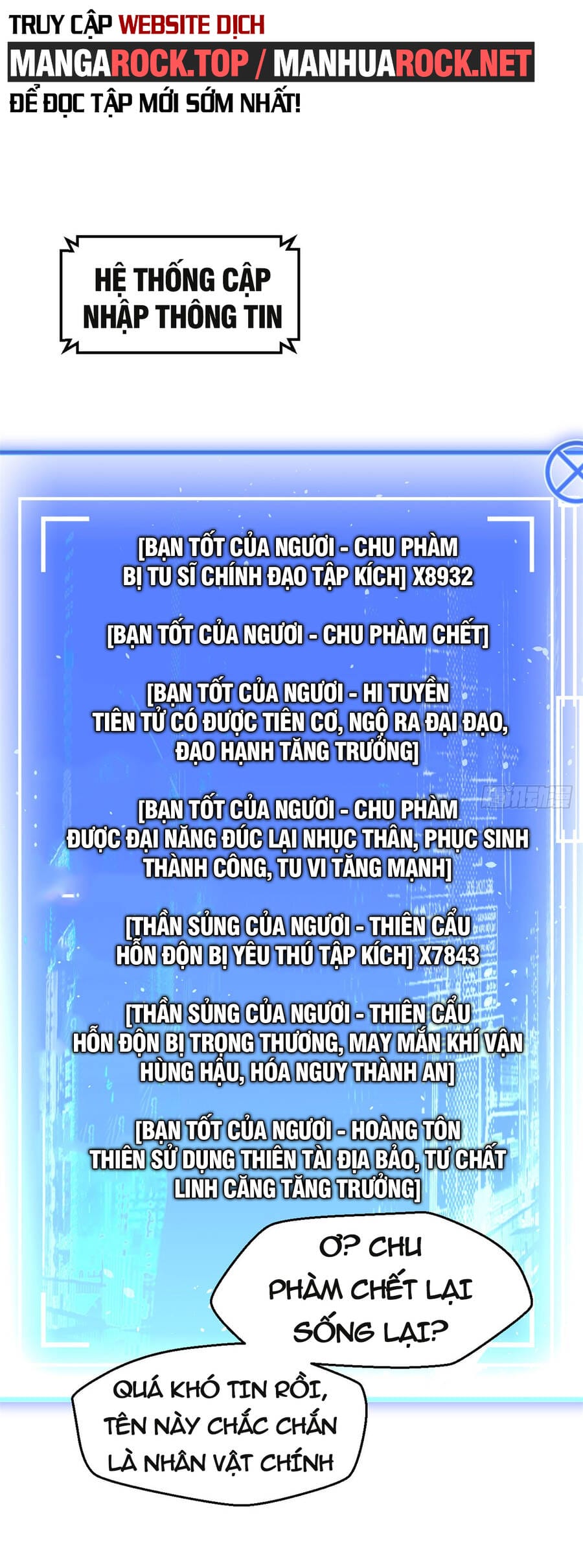 Truyện Tranh Đỉnh Cấp Khí Vận, Lặng Lẽ Tu Luyện Ngàn Năm trang 6