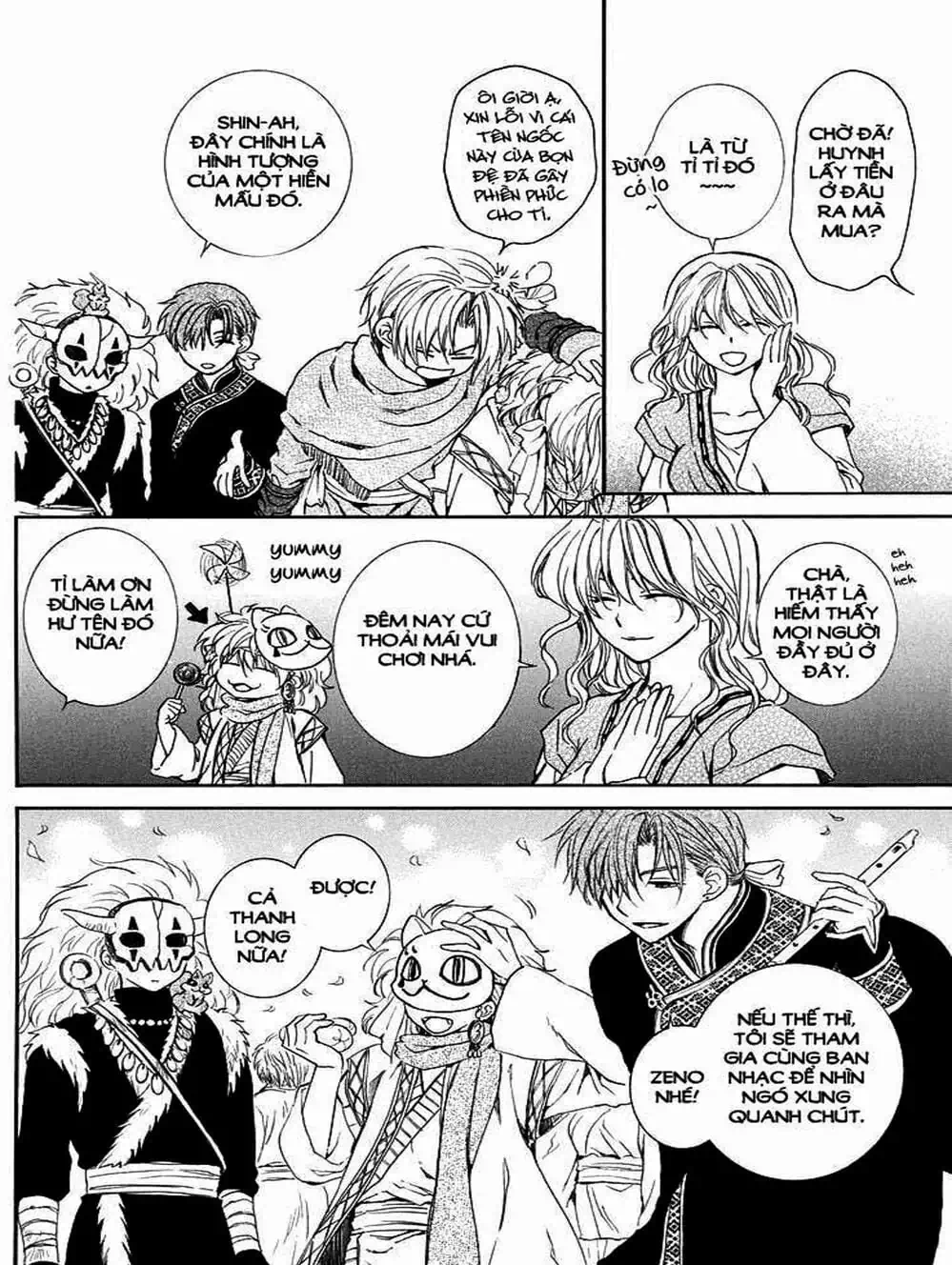 Truyện Tranh Đóa Hoa Bùng Cháy - Yona Of The Dawn trang 7