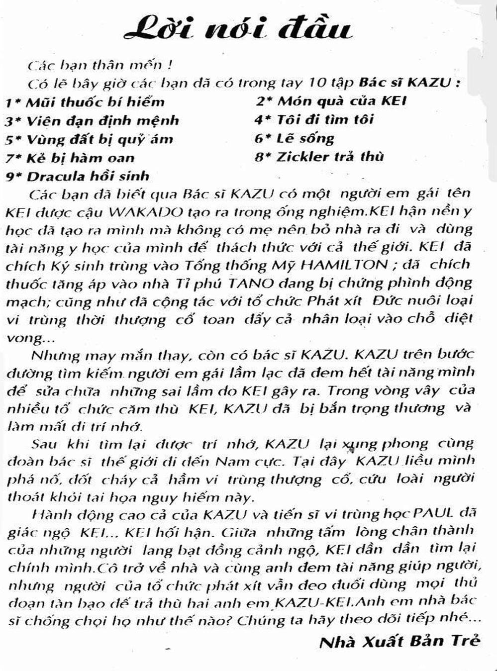 Truyện Tranh Bác Sĩ K - Doctor K trang 3