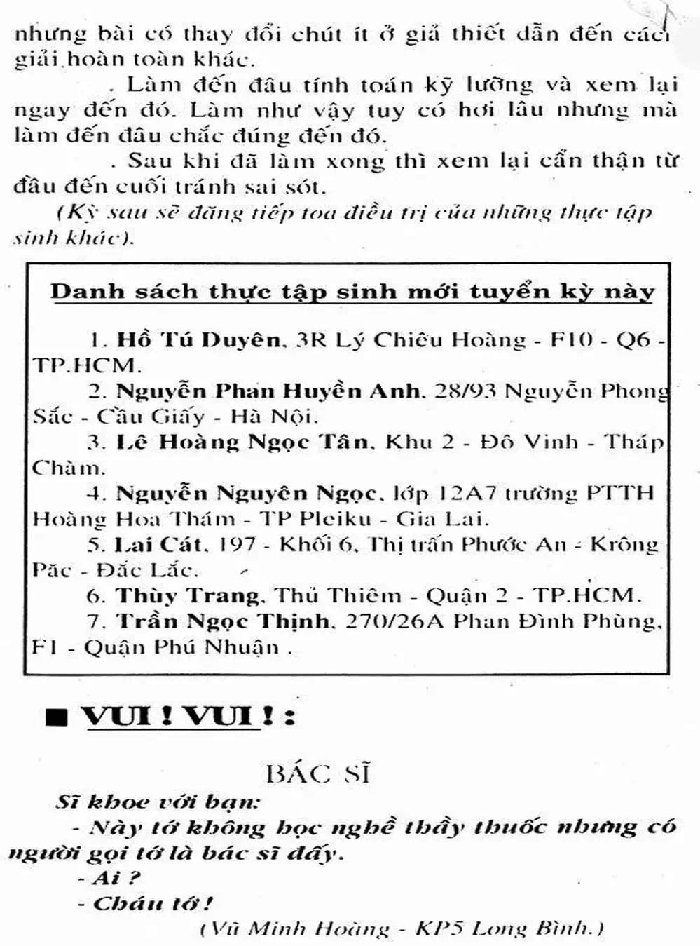 Truyện Tranh Bác Sĩ K - Doctor K trang 3