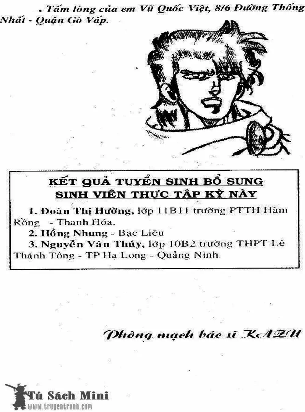 Truyện Tranh Bác Sĩ K - Doctor K trang 3