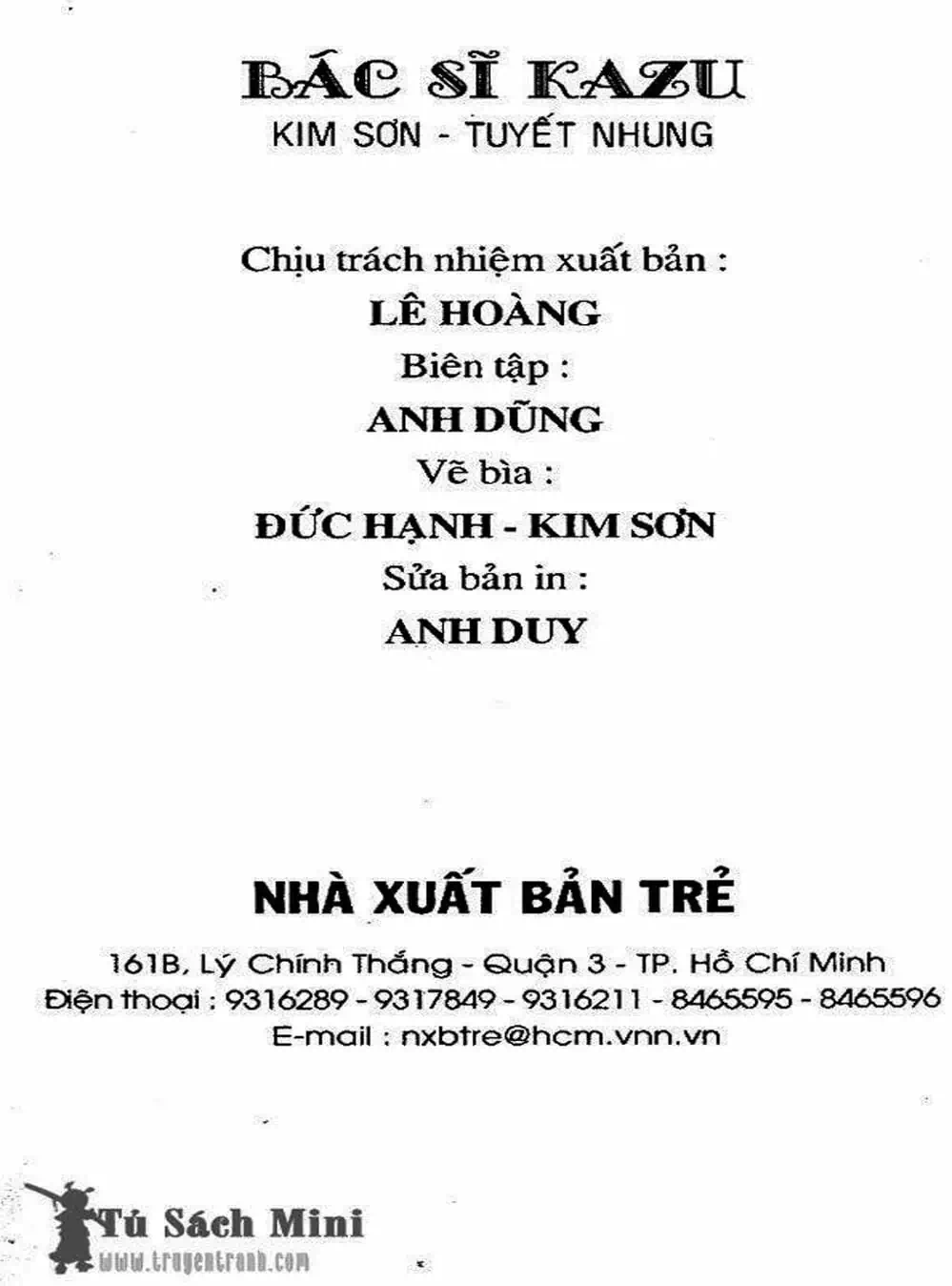 Truyện Tranh Bác Sĩ K - Doctor K trang 3