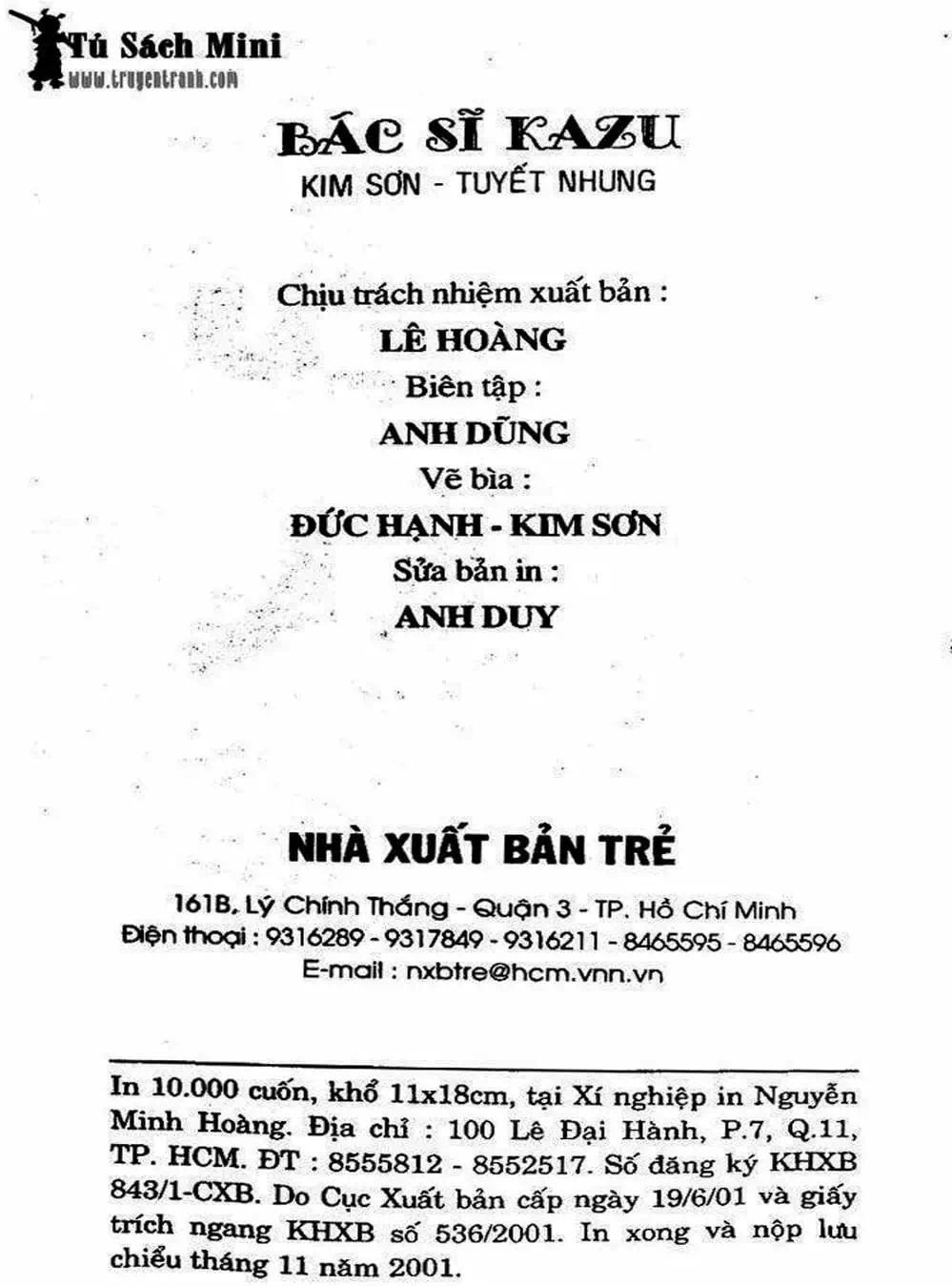 Truyện Tranh Bác Sĩ K - Doctor K trang 3