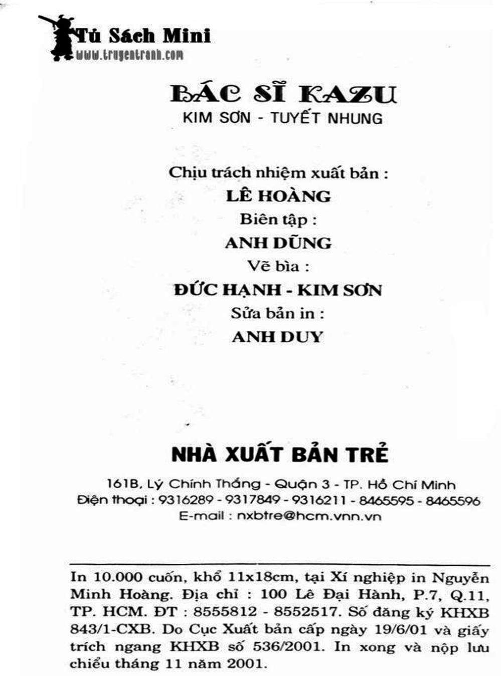 Truyện Tranh Bác Sĩ K - Doctor K trang 3