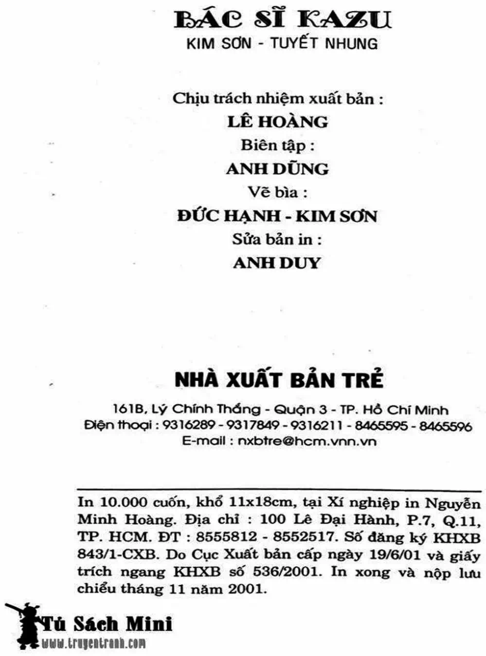 Truyện Tranh Bác Sĩ K - Doctor K trang 3