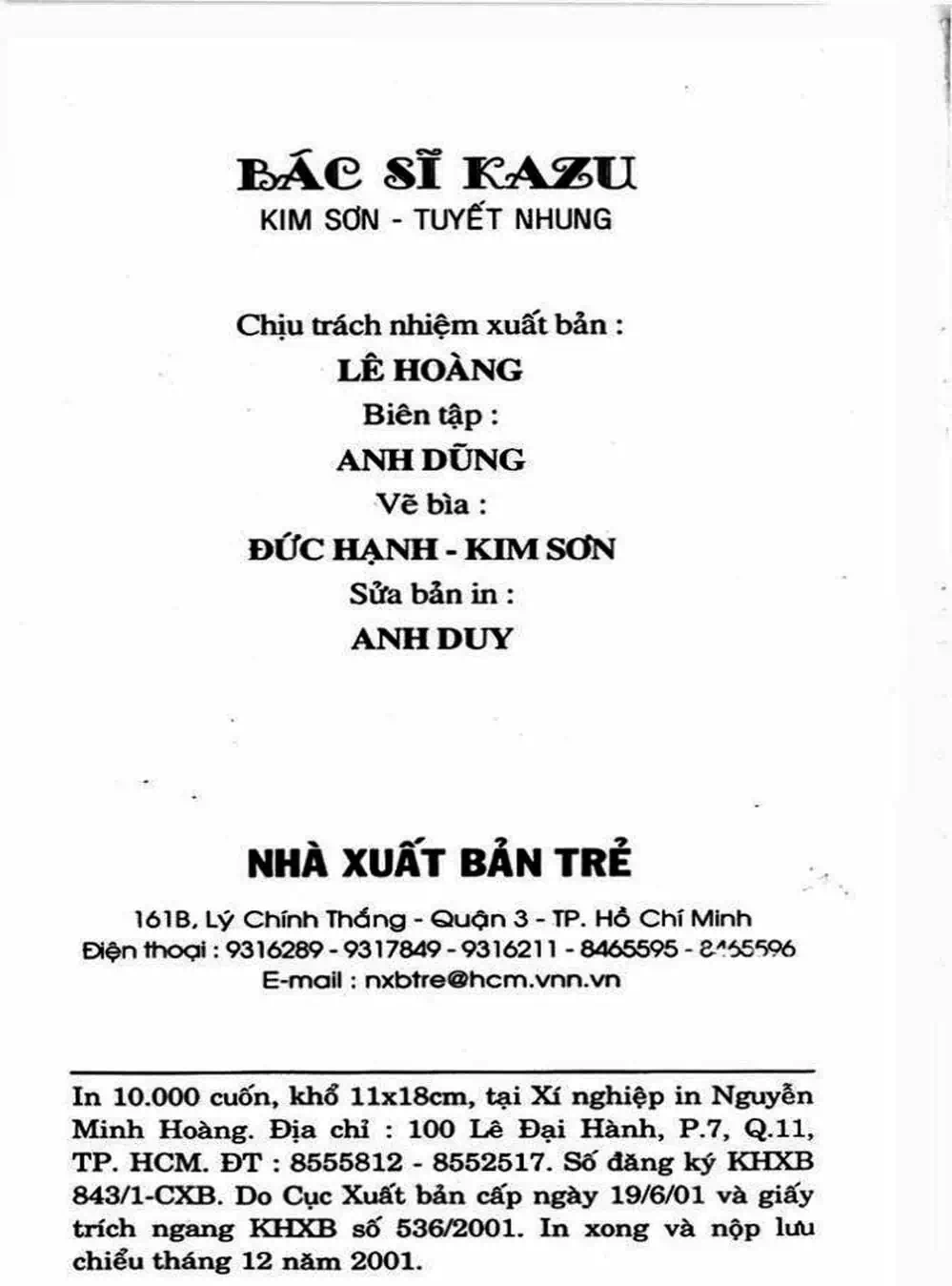 Truyện Tranh Bác Sĩ K - Doctor K trang 3