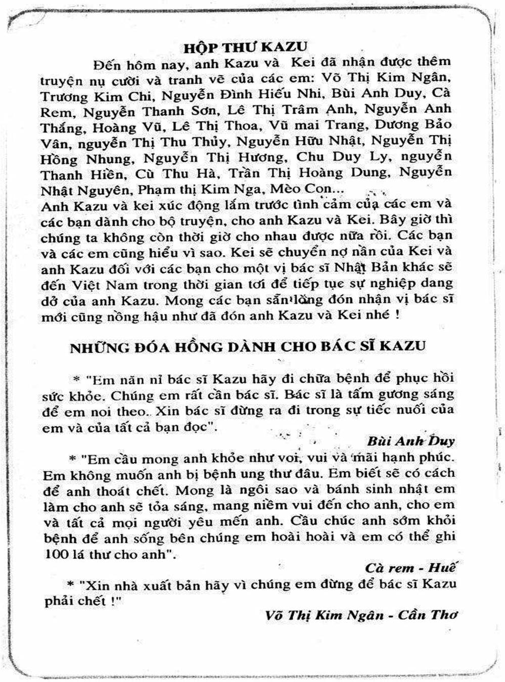 Truyện Tranh Bác Sĩ K - Doctor K trang 3