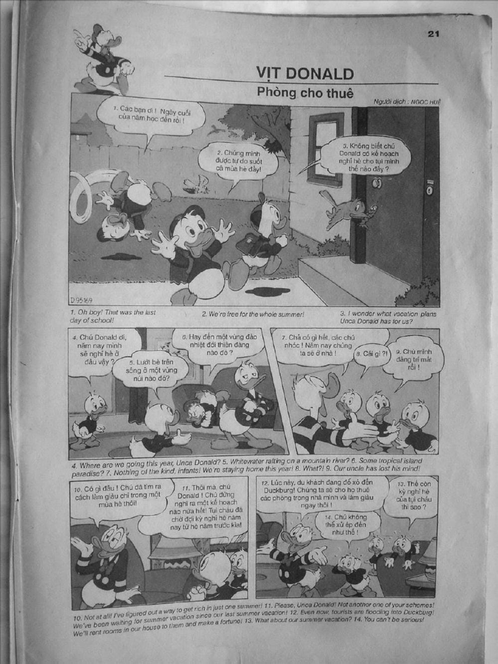 Truyện Tranh Donald Và Bạn Hữu trang 2