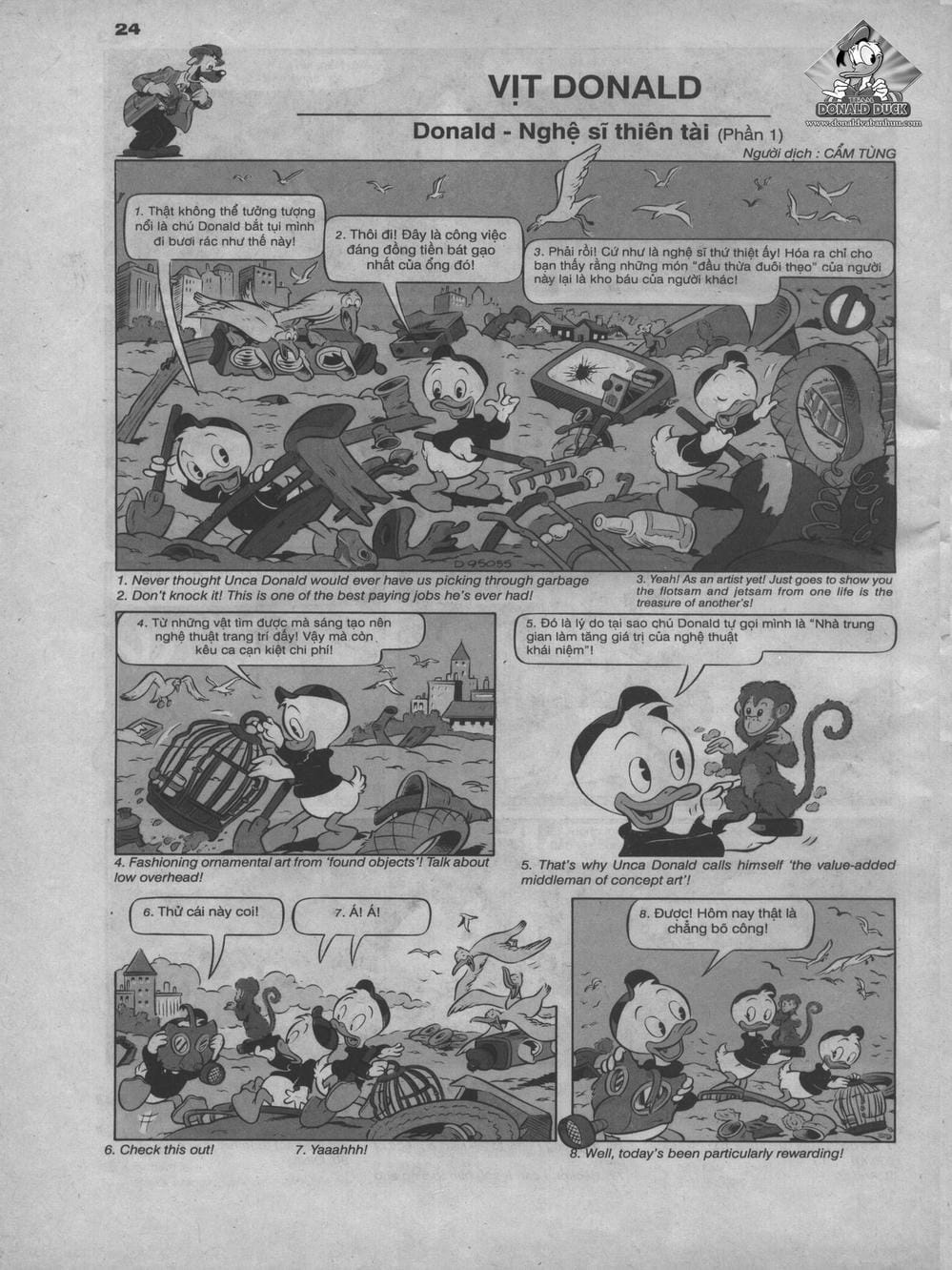 Truyện Tranh Donald Và Bạn Hữu trang 2