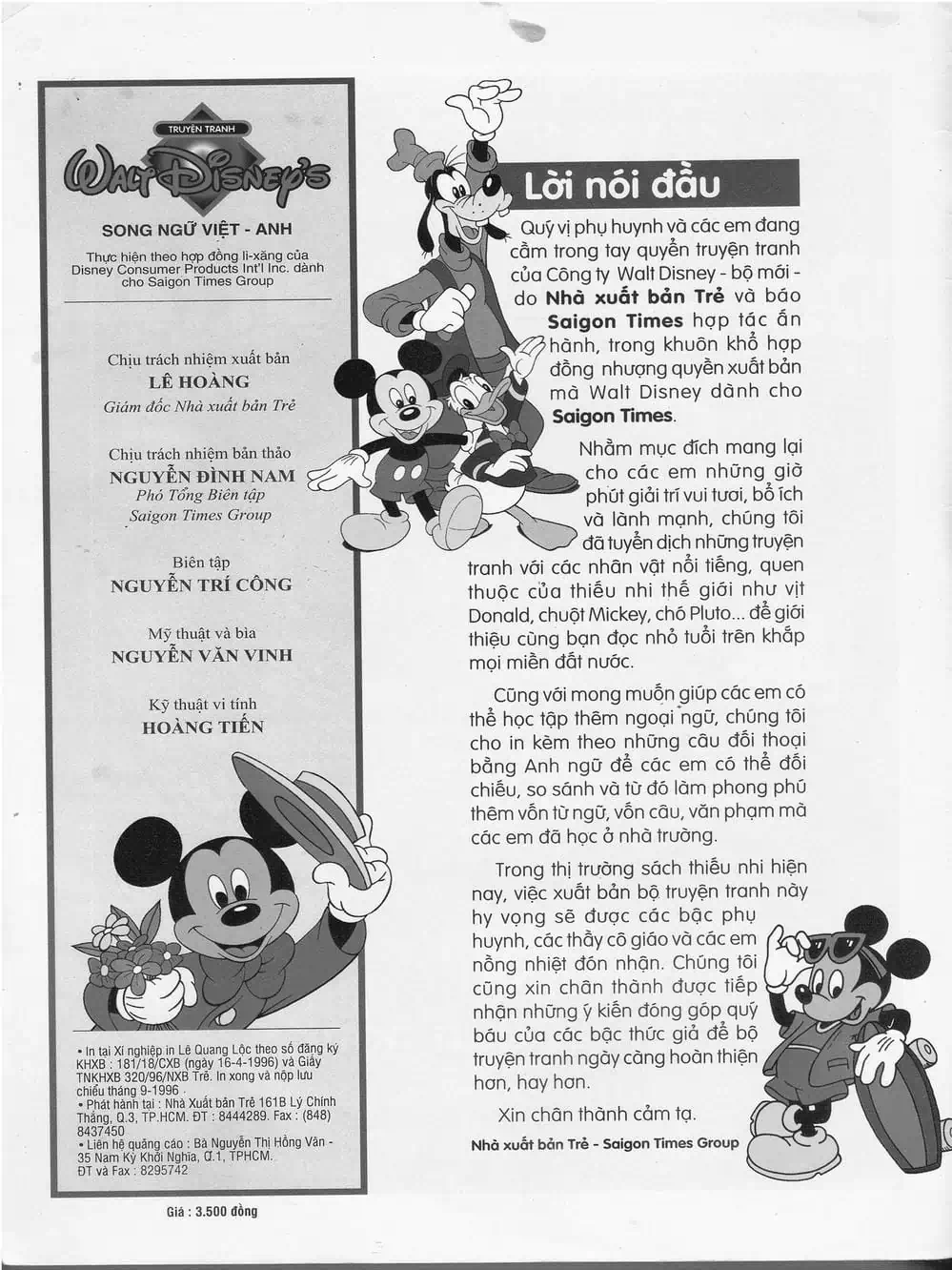 Truyện Tranh Donald Và Bạn Hữu trang 2