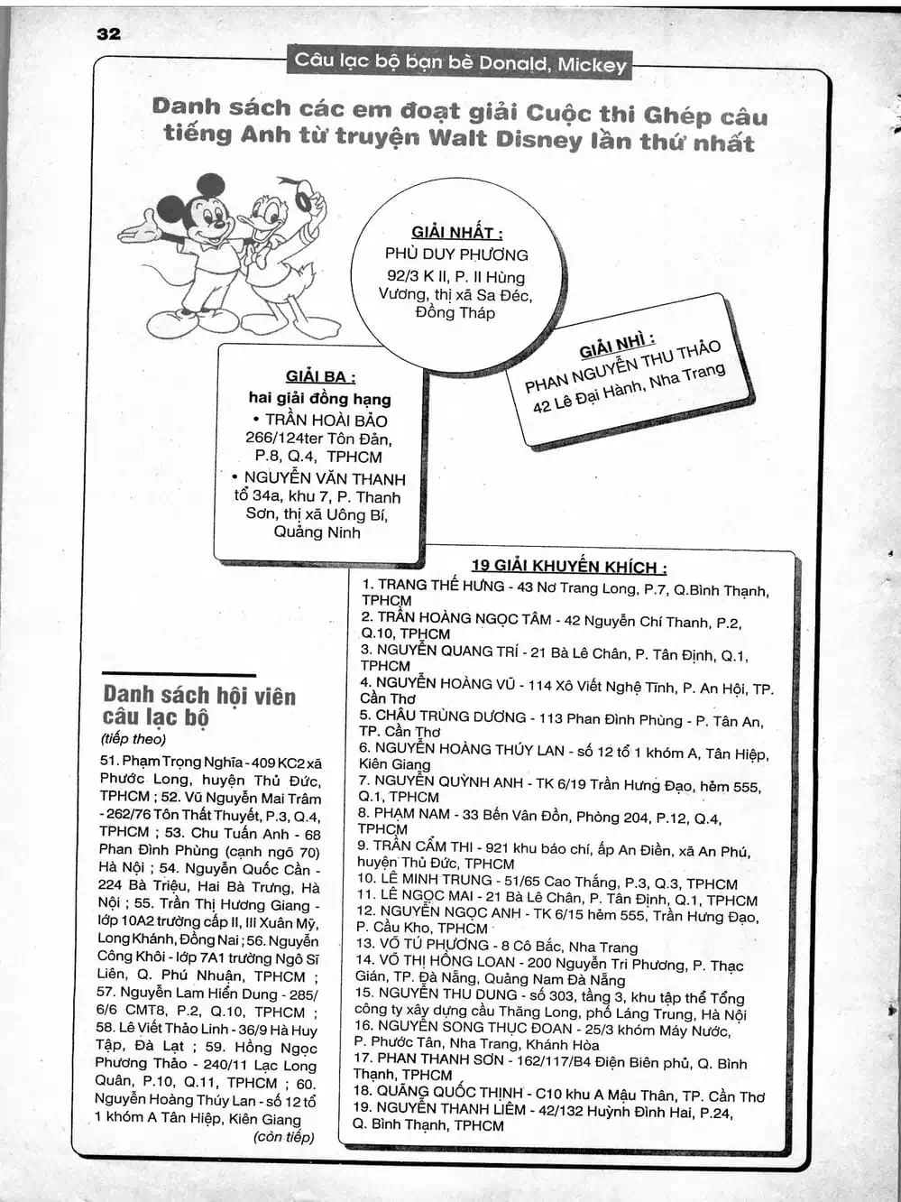 Truyện Tranh Donald Và Bạn Hữu trang 2