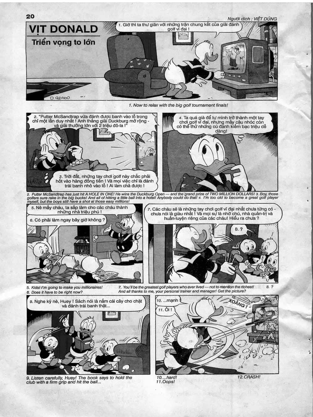 Truyện Tranh Donald Và Bạn Hữu trang 2