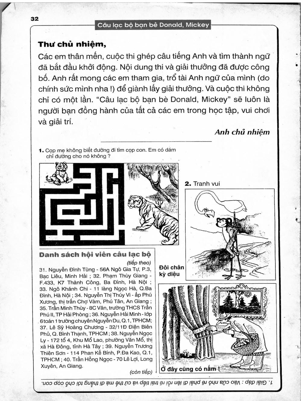 Truyện Tranh Donald Và Bạn Hữu trang 2