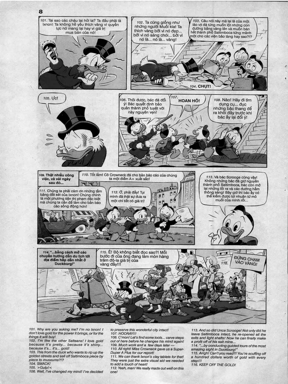 Truyện Tranh Donald Và Bạn Hữu trang 2