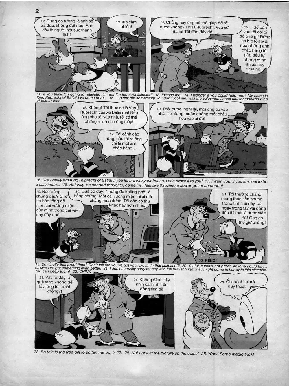 Truyện Tranh Donald Và Bạn Hữu trang 2