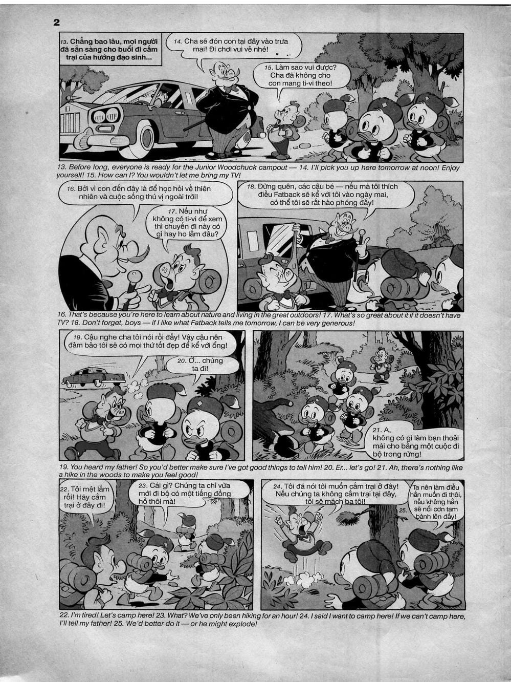 Truyện Tranh Donald Và Bạn Hữu trang 2