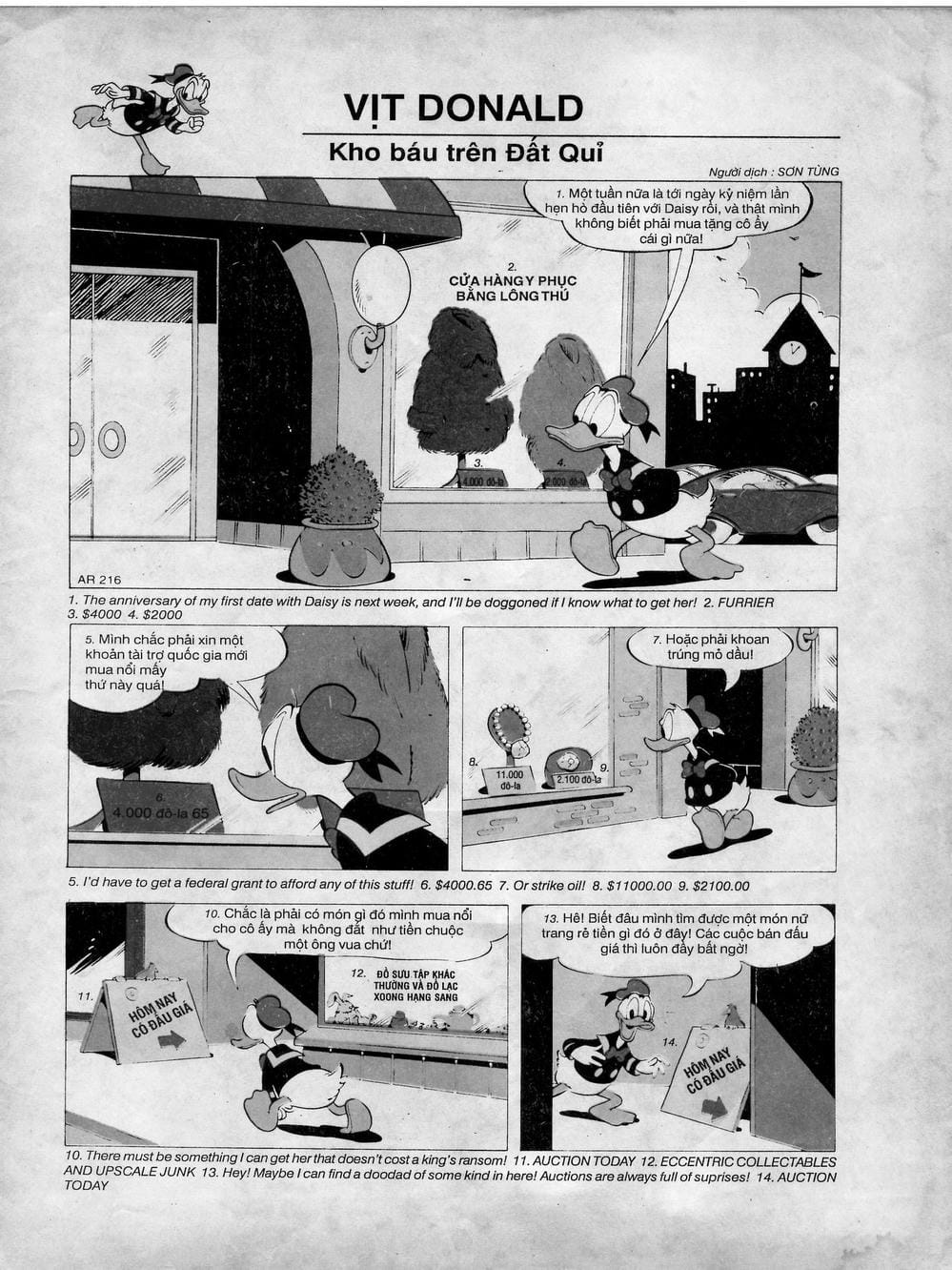 Truyện Tranh Donald Và Bạn Hữu trang 2