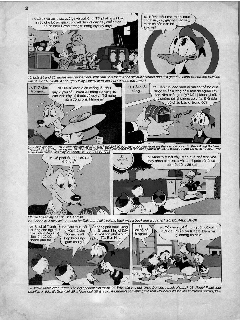 Truyện Tranh Donald Và Bạn Hữu trang 2