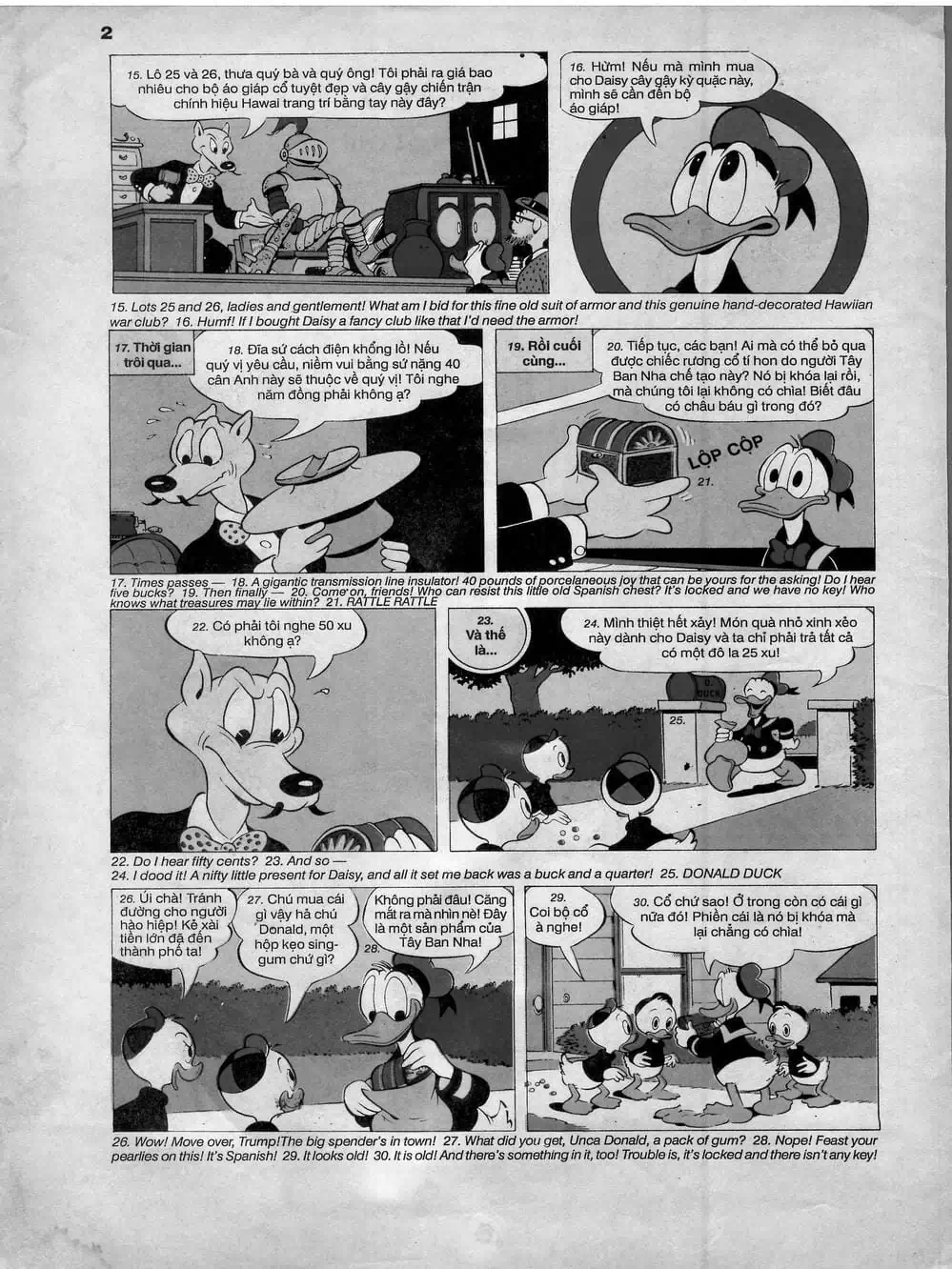 Truyện Tranh Donald Và Bạn Hữu trang 2