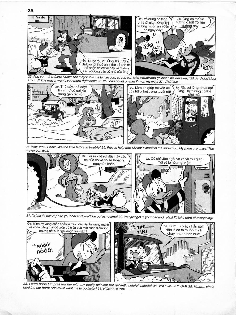 Truyện Tranh Donald Và Bạn Hữu trang 2