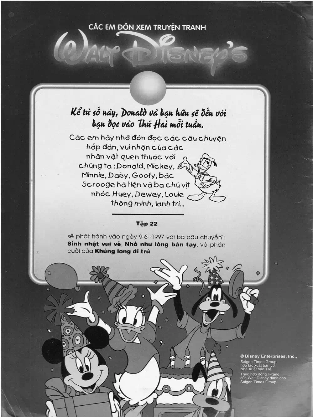 Truyện Tranh Donald Và Bạn Hữu trang 2