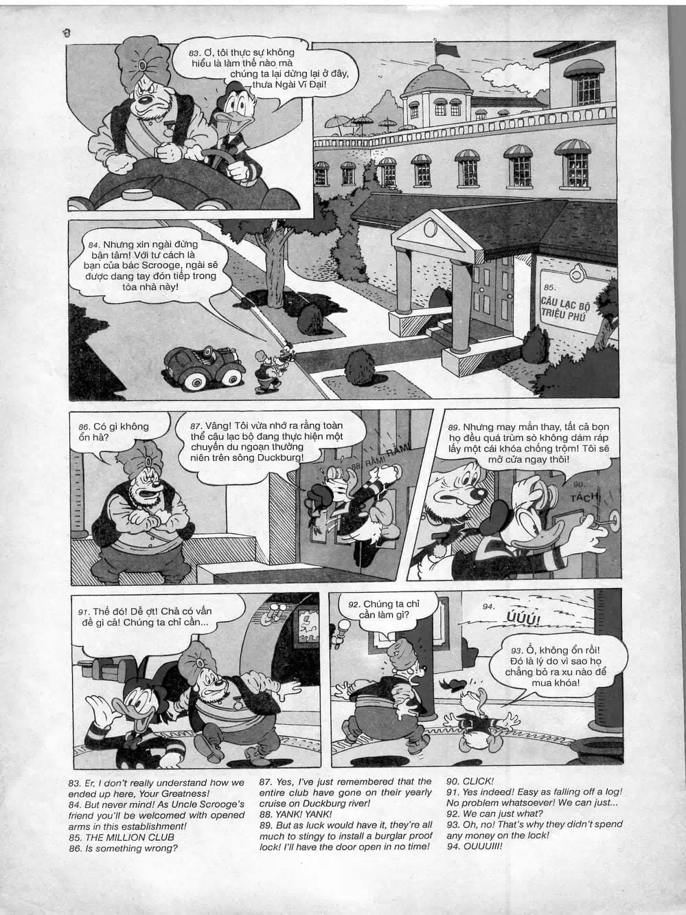 Truyện Tranh Donald Và Bạn Hữu trang 2