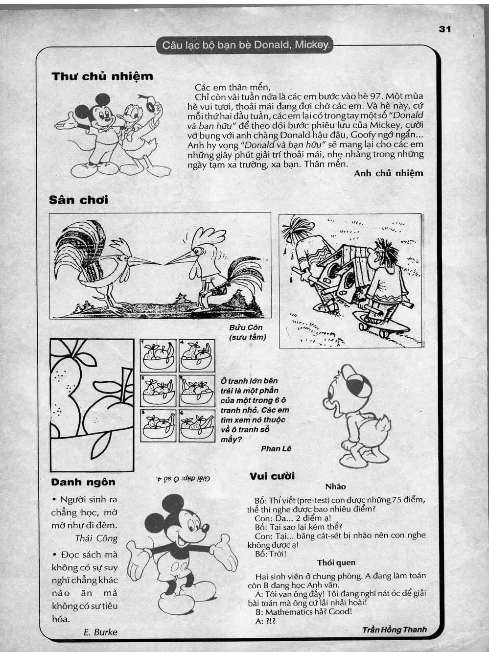 Truyện Tranh Donald Và Bạn Hữu trang 2