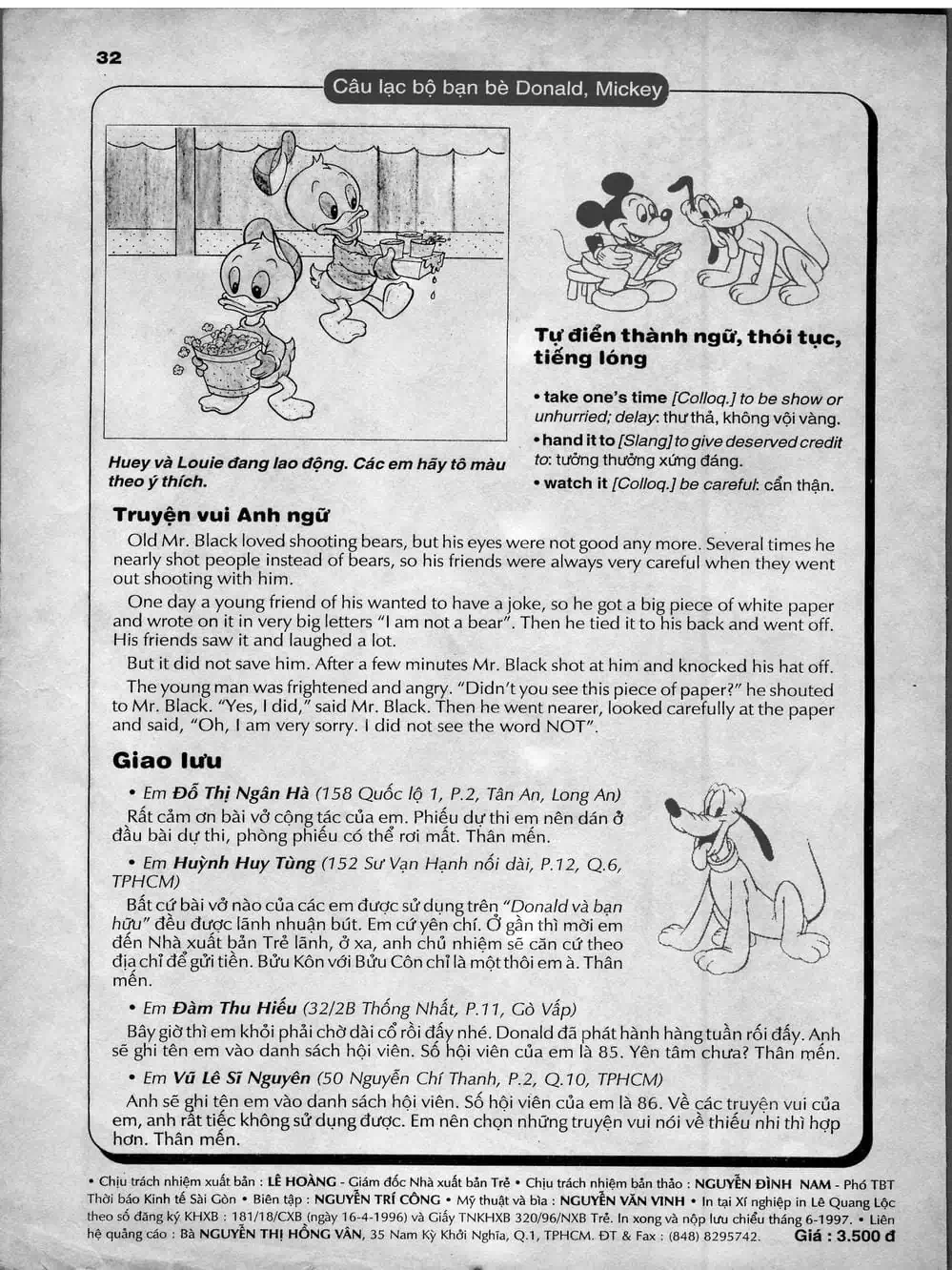 Truyện Tranh Donald Và Bạn Hữu trang 2