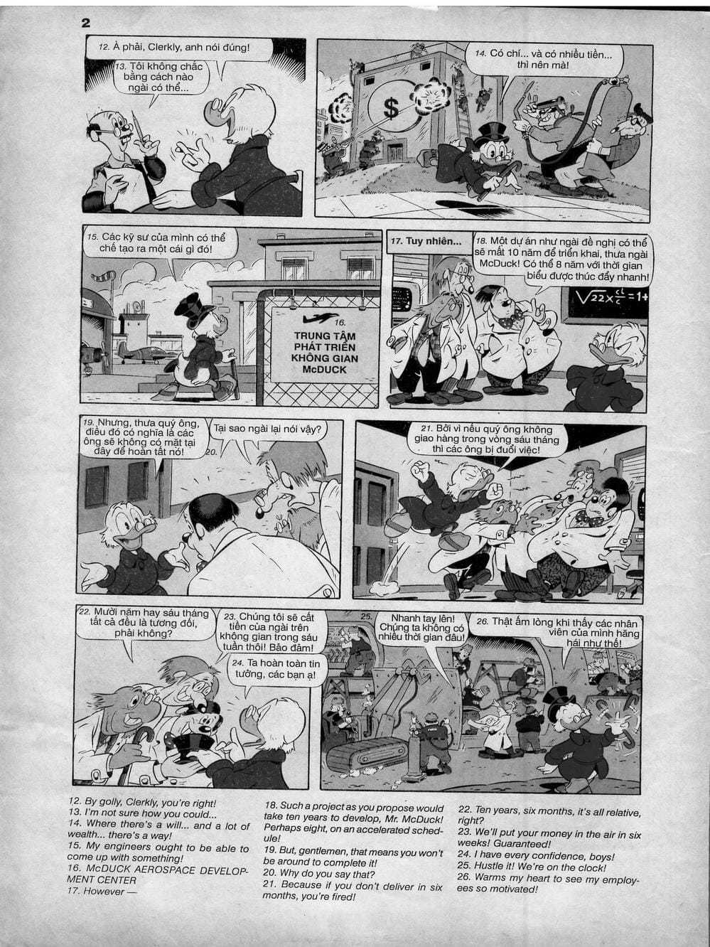 Truyện Tranh Donald Và Bạn Hữu trang 2
