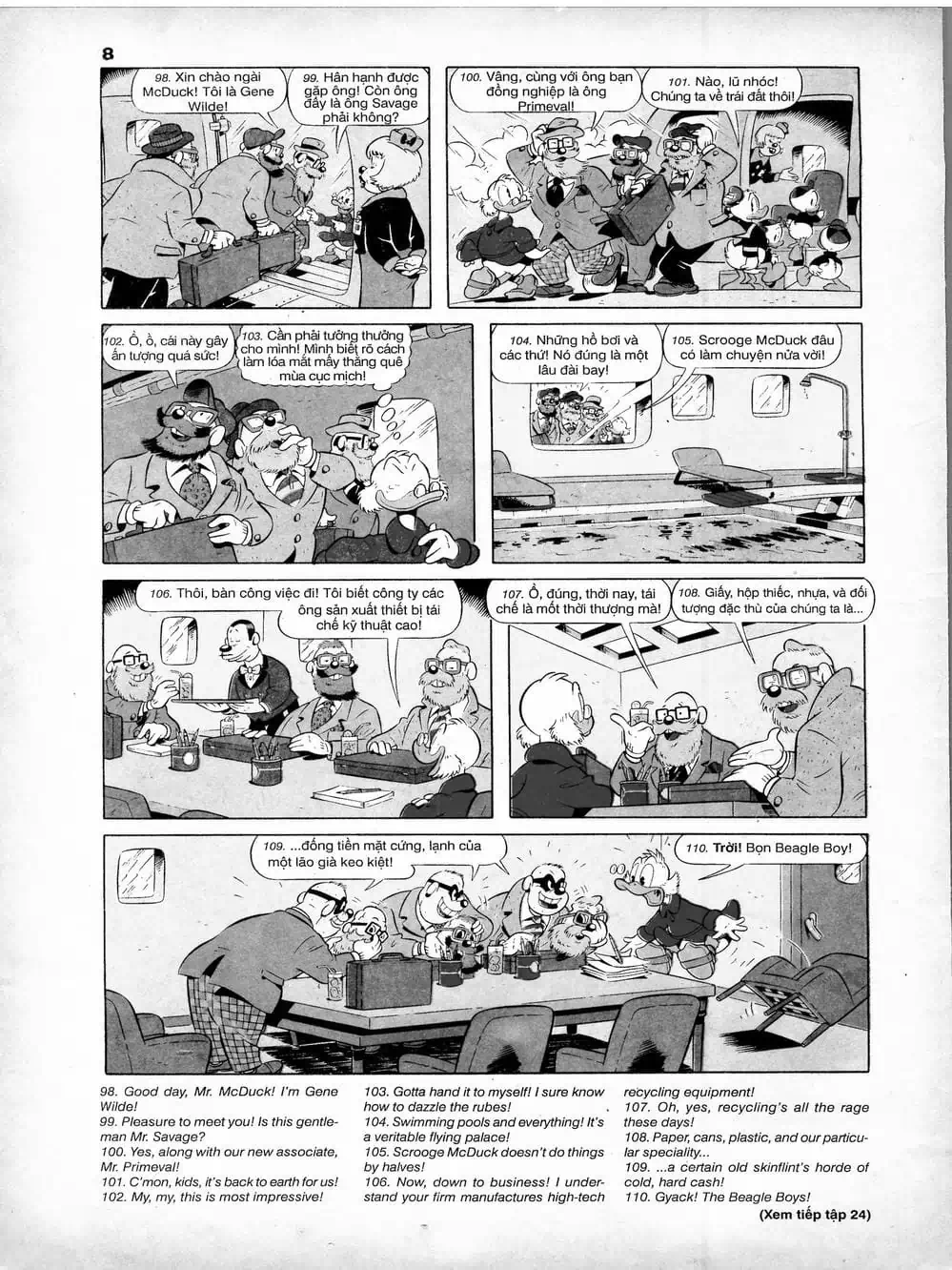 Truyện Tranh Donald Và Bạn Hữu trang 2