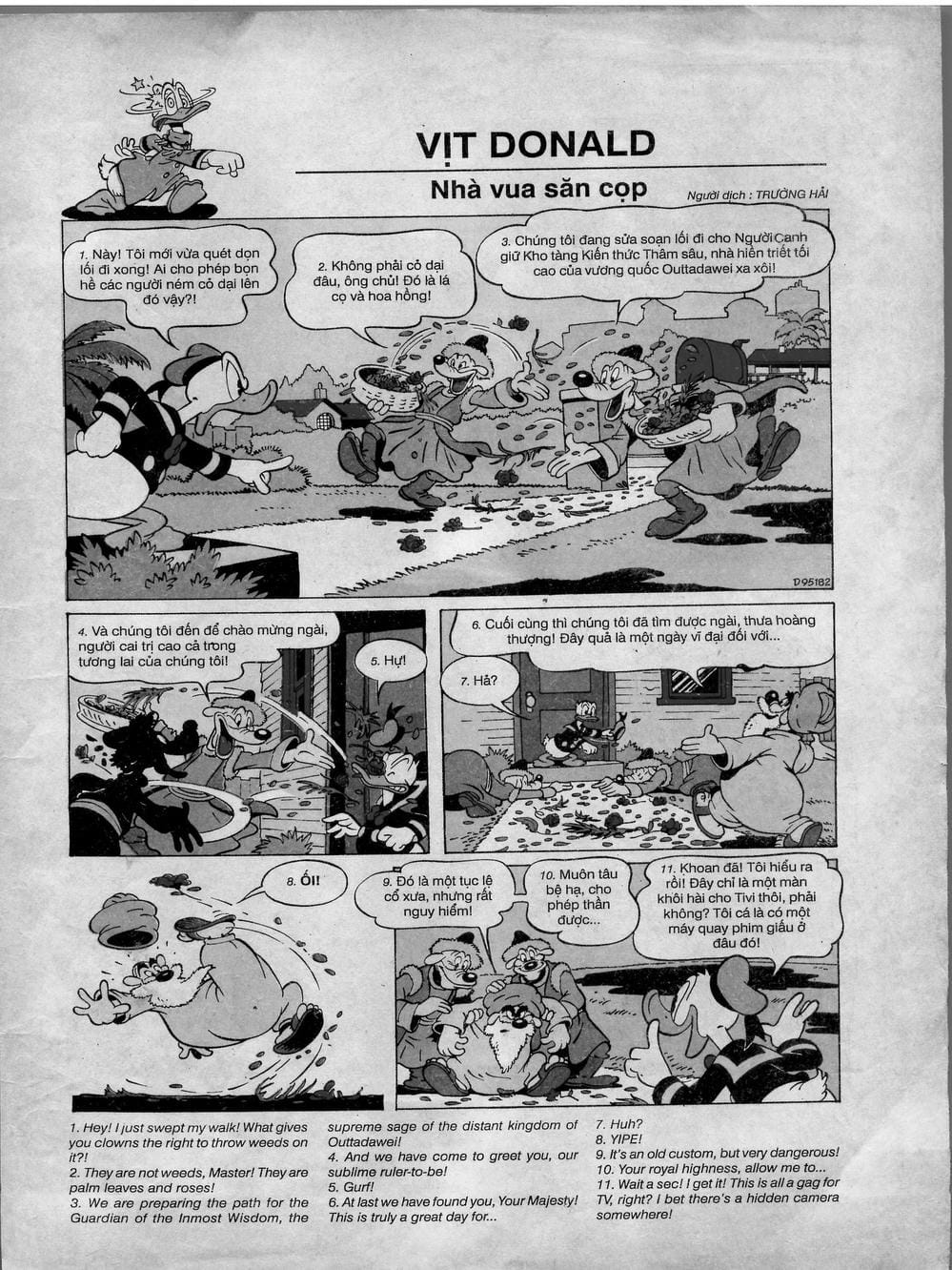 Truyện Tranh Donald Và Bạn Hữu trang 2