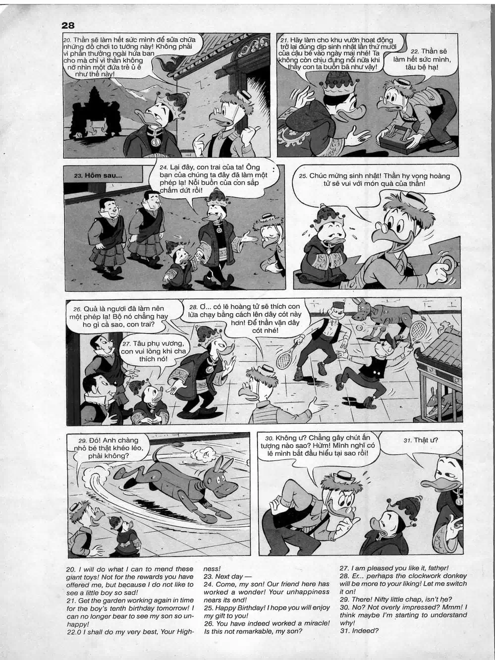 Truyện Tranh Donald Và Bạn Hữu trang 2