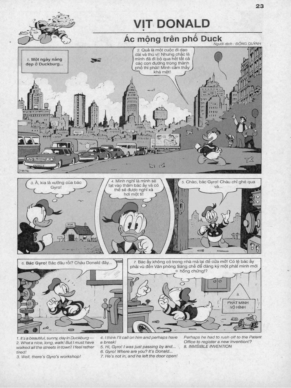 Truyện Tranh Donald Và Bạn Hữu trang 2